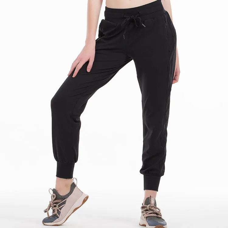 Для женщин голая на ощупь ткань свободный покрой спортивные штаны для активных