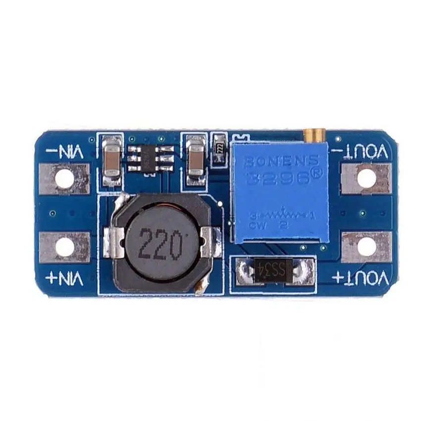 

5pcs/lot MT3608 DC-DC Step Up Booster Converter Power Supply Module Boost Step-up Board MAX output 28V 2A for arduino