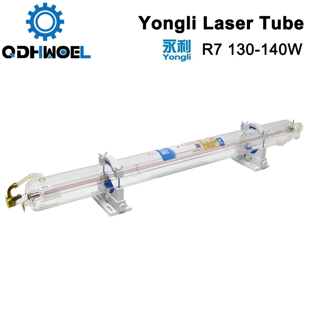 Yongli R7 130 Вт CO2 лазерная трубка деревянная коробка для чехла длина упаковки 1650