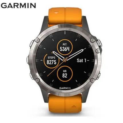 Оригинальные Смарт часы Garmin Fenix 5 Plus с GPS для гольфа Водонепроницаемость 100 м