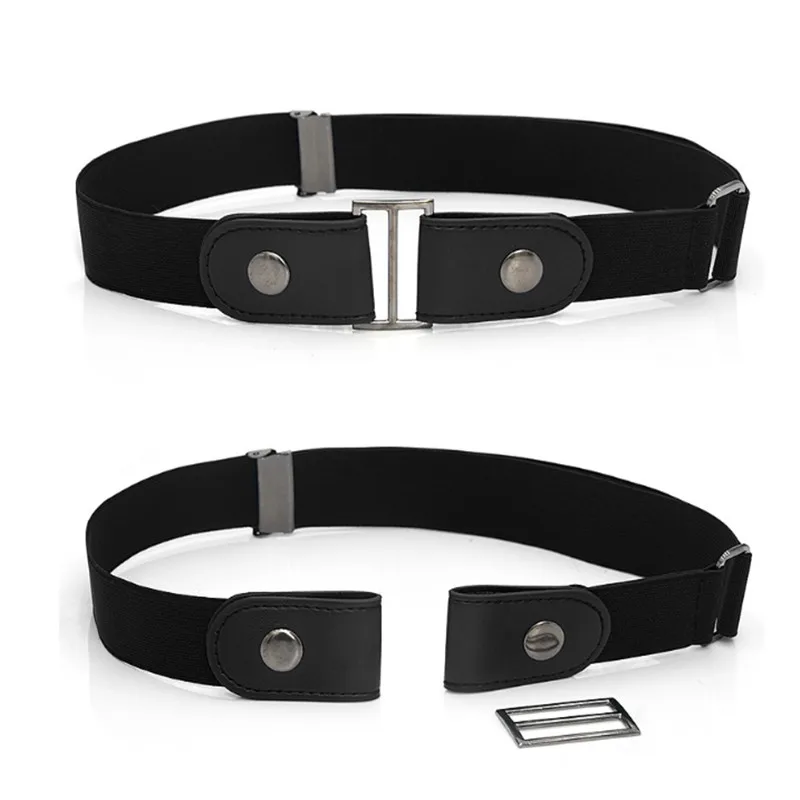 

Buckle-free Belt For Jean Pants Comfortable Adult Children Invisible Elastic Waist Belt For Women/Men No Bulge Hassle Jeans Wild