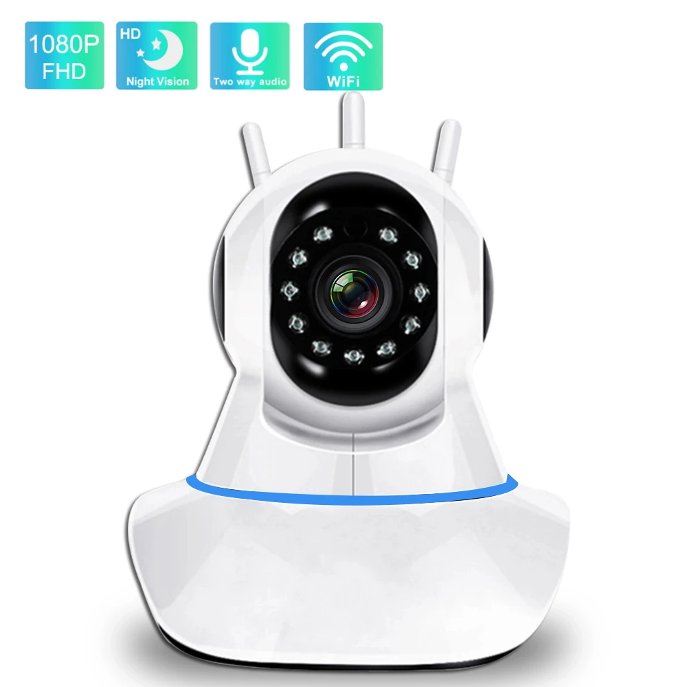 Домашняя ip камера видеонаблюдения с поддержкой Wi Камера Fi 2MP 1080P Камеры Скрытого