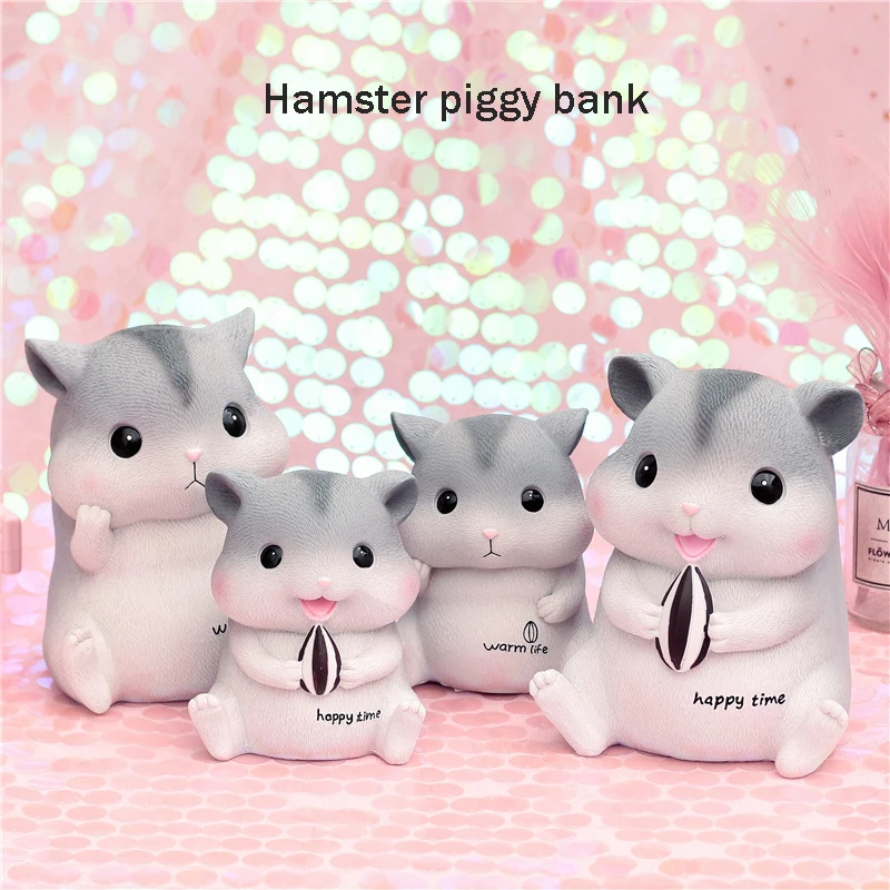 Копилка для хомяка Детская копилка из смолы внутреннее украшение коробка