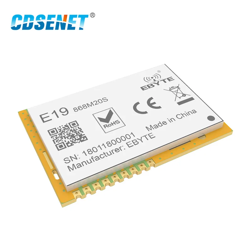 LoRa 868 MHz SX1276 SX1278 приемопередатчик беспроводной rf модуль 100mW CDSENET E19 868M20S Дальний