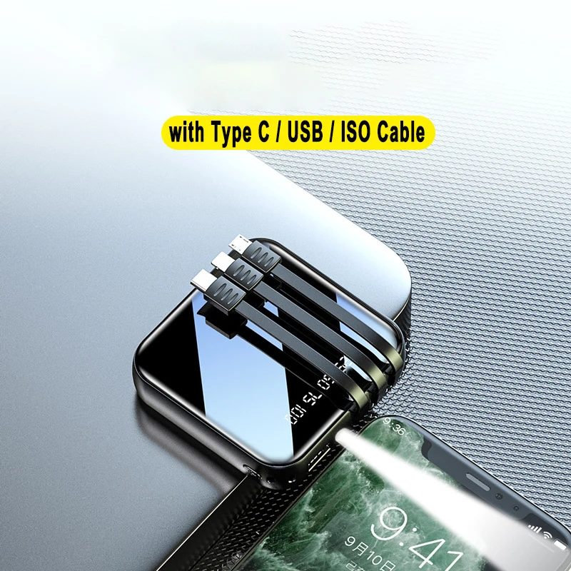 power bank 20000mah portable charging poverbank mobile phone external battery charger powerbank 20000 mah for xiaomi mi free global shipping