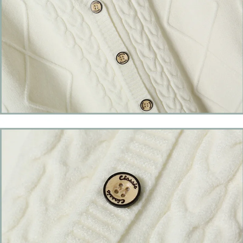 Женский Повседневный костюм однобортный Кардиган составного кроя с V-образным