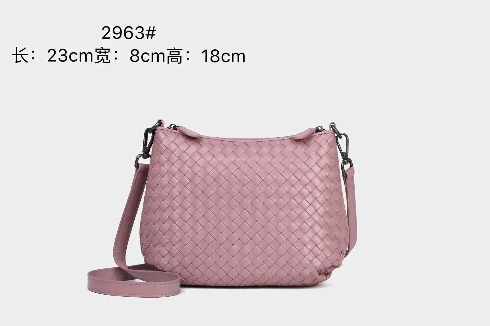 

free shipping 2020 the new style hand-made knitting genuine leather sheepskin women one shoulder bag crossbody bag 6 color 23cm