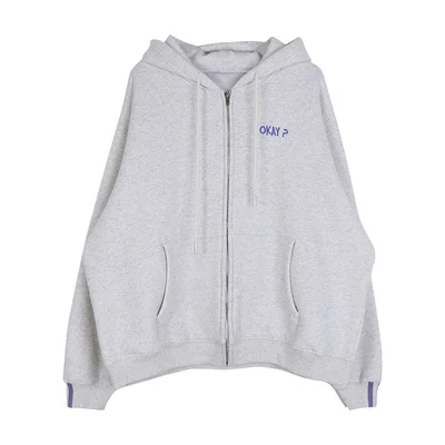 

Thin Sweater Women's Hooded Embroidery