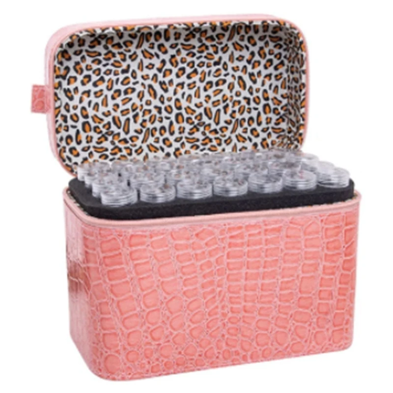 

84 Slots Diamond Embroidery Box, Diamond Art Storage Case with Carrying Handle for Diamond Painting Accessories