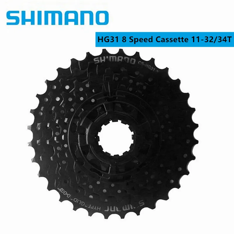 Велосипедный HG31-8 Shimano HG31 8 скоростей 11-32T или 11-34T кассета свободного хода 11-32/34T -