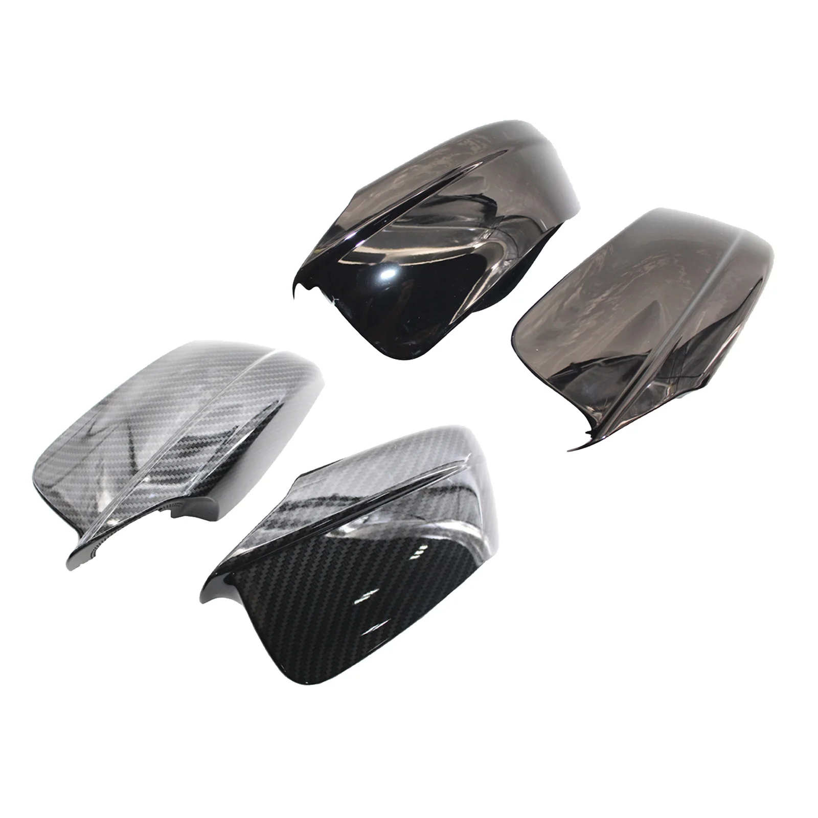 

1Pair Rearview Mirror Cover Cap Trim Replace Style For BMW F10 F18 10-13