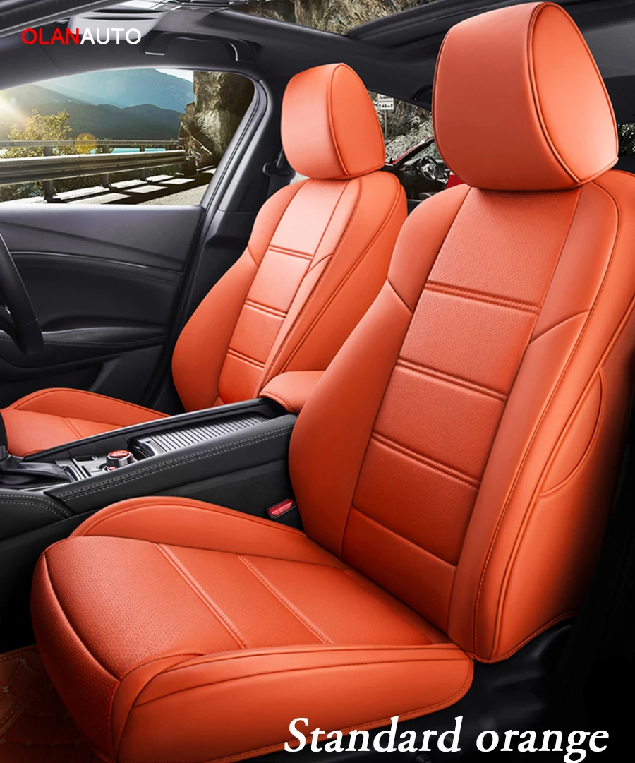 Пользовательские автомобильное сиденье из кожи чехол для mitsubishi outlander xl 3 ASX Pajero sport lancer 9 аксессуары Чехлы для автомобиля