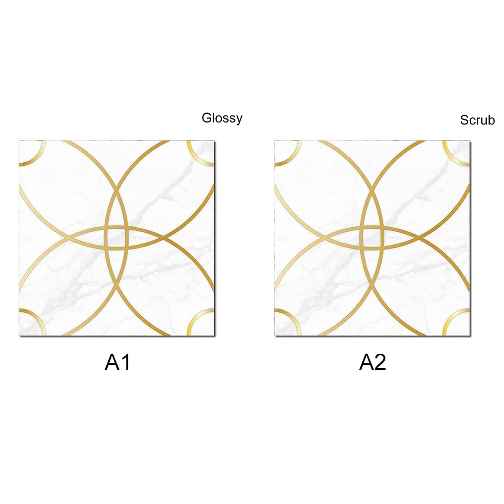 10 шт. металлическая текстура золотые геометрические узоры плитки наклейки для