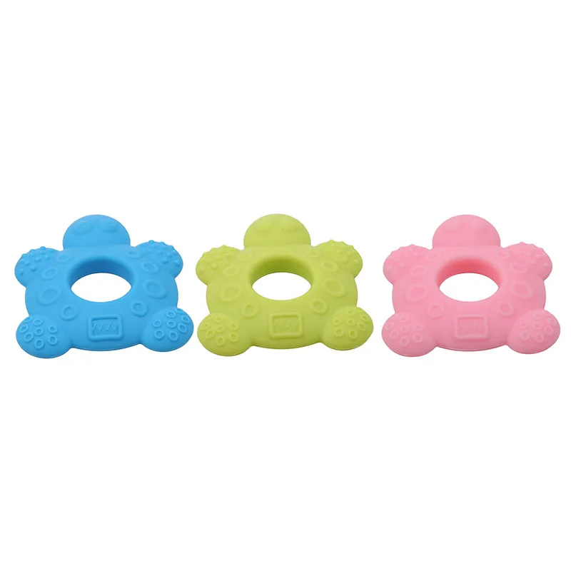 

New Baby Teether Bqa Free Silicone Chewing Teethers Safety Infant Teething Newborn Tooth Tortoise Children Training Toys
