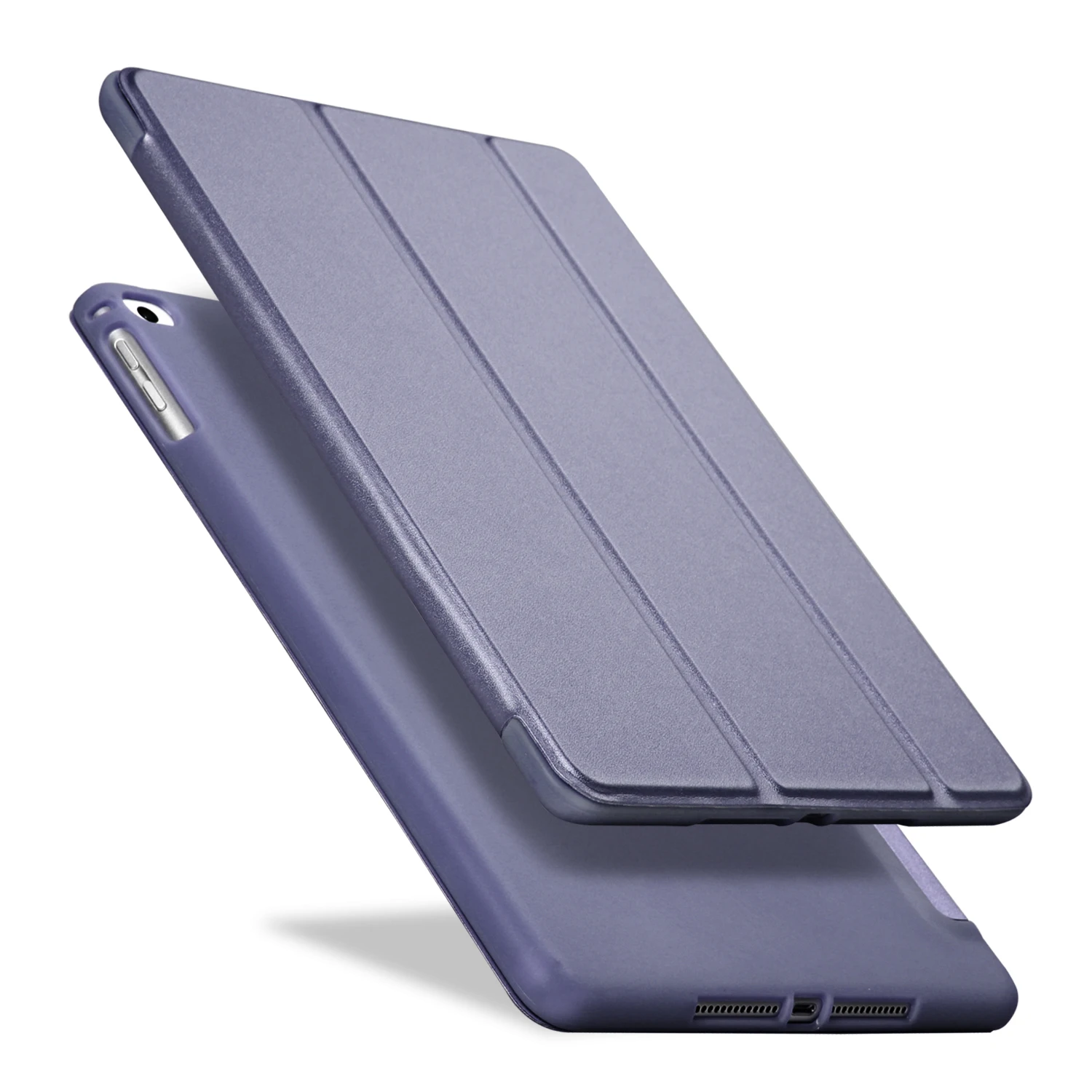 Navy Горячая для Ipad Air Retina смарт-чехол, ультра тонкий дизайнер Tablet кожаный чехол для Apple iPad5 случае - Цвет: Navy