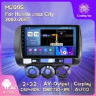 HD 1280X720 Android 10,0 для HONDA JAZZ City 2002 - 2007 2DIN мультимедиа обоих концах для подключения внешних устройств к автомобильной навигации GPS Радио RDS IPS
