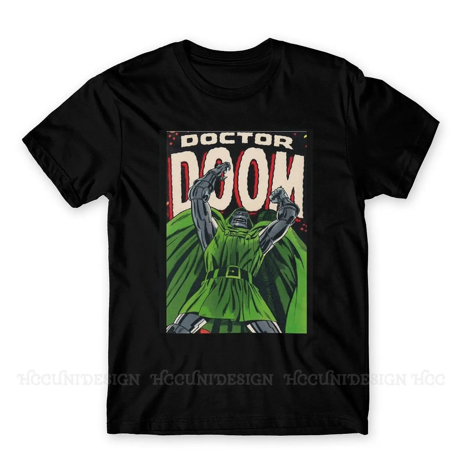 

Men's Doctor Doom T Shirts Doom Slayer Shooting Games 100% Cotton Clothing Funny Short Sleeve Crewneck Tee Shirt