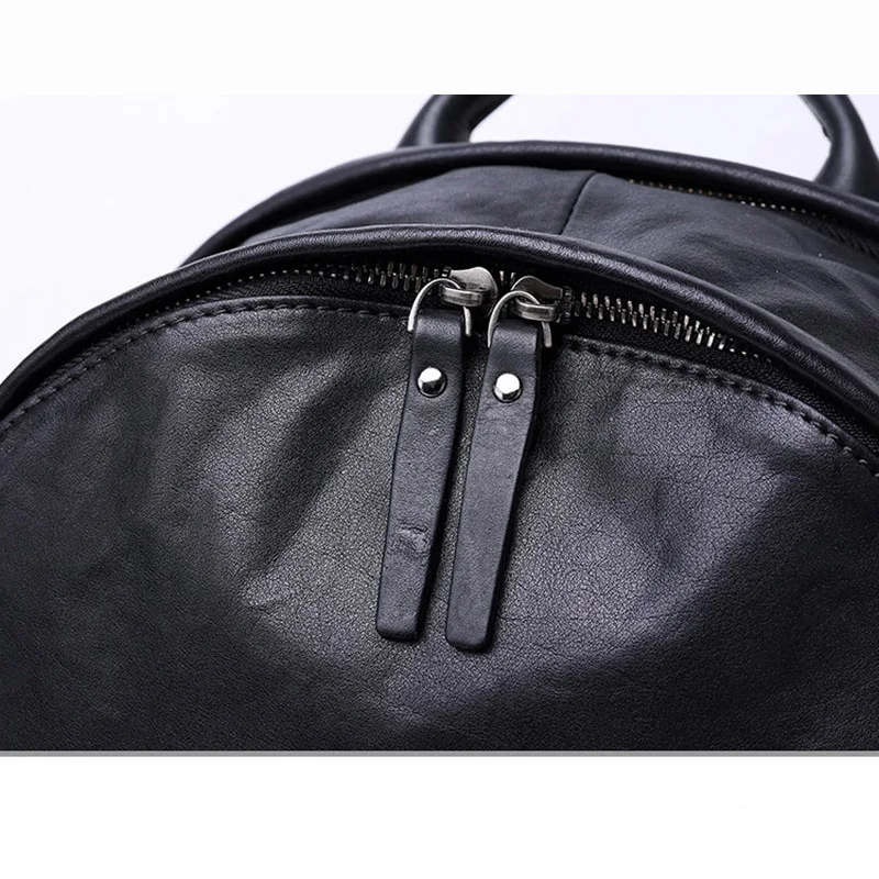 Стильный кожаный мужской рюкзак AETOO кожаная сумка на плечо для компьютера