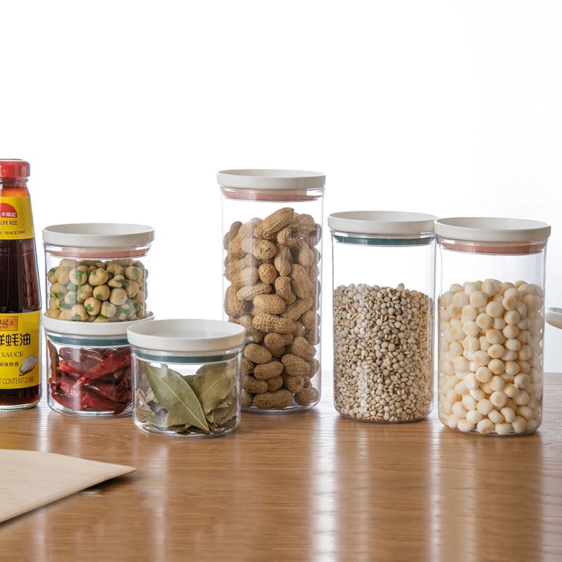 Kitchen Food Dry Grain Multigrain Transparent Plastic Waterproof And Moisture-proof Freshness Storage Tank Sealed Box | Дом и сад