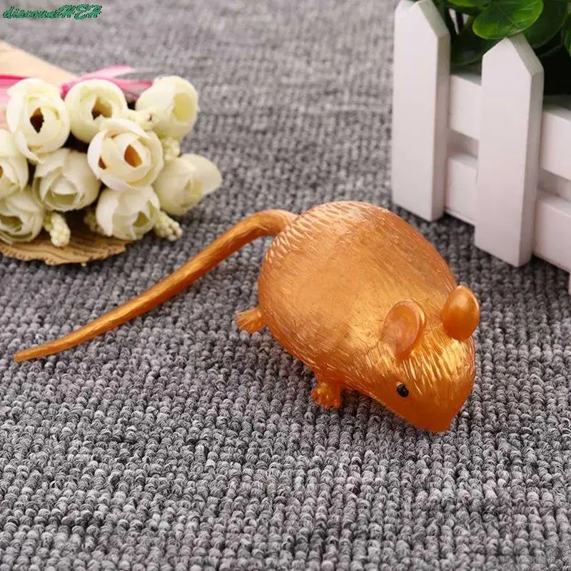 1 шт. резиновая мультяшная водная антистрессовая мышь для снятия стресса с лица и