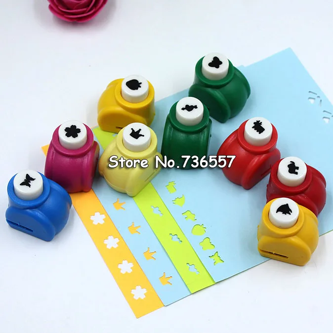10 pcs/lot Wholesale Random Mini DIY hole punch Craft Scrapbooking Handmade Cut Card For Gift Paper Puncher | Канцтовары для офиса