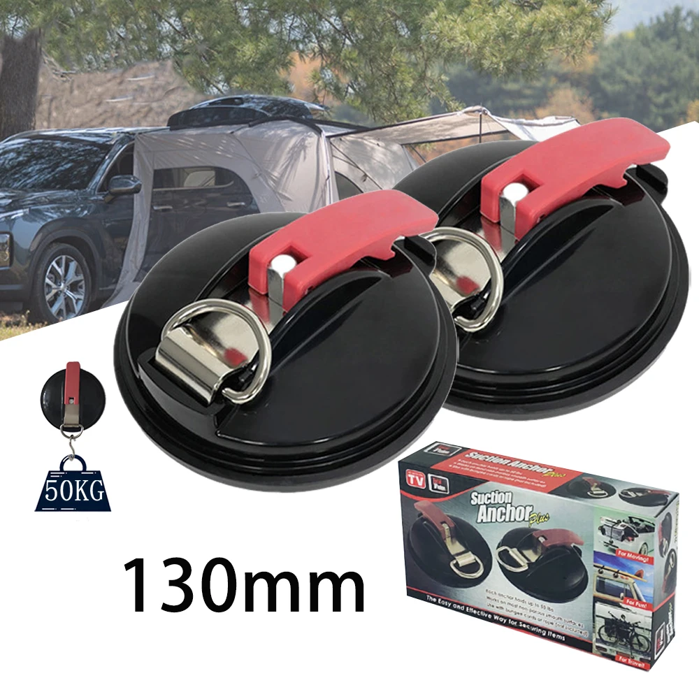 Vacuum Suction Cup Car Accessories Camping Tent Tarp Anchor Car Side Awning Outdoor Camper Gear Tool Camping Accessories New