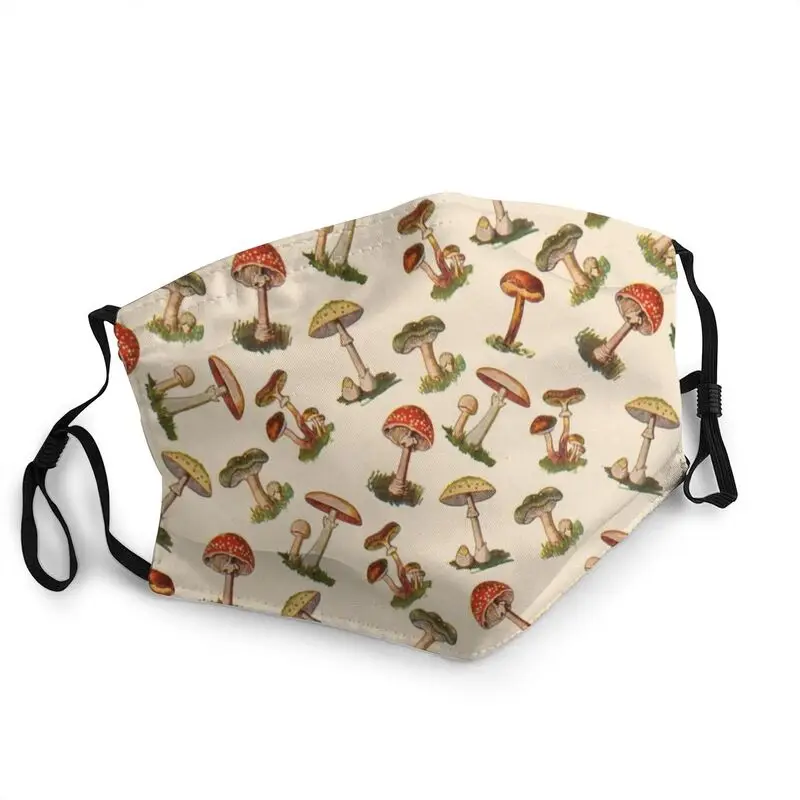 

Mushrooms Mouth Face Mask Adult Anti Haze Dust Mask Protection Breathable Respirator Muffle