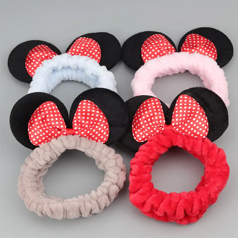 Повязка на голову с большими ушками из мультфильмов бабочкой Женская повязка