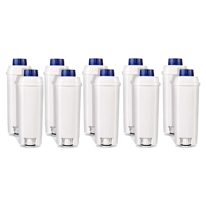 

10PCS Coffee Machine Filter for DLSC002 with Activated Carbon Water Filter for Delonghi ECAM, Esam, ETAM