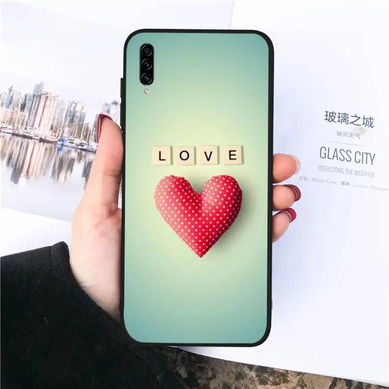 

Love Heart Phone Case For Samsung galaxy S 21 20 10 8 A 50 21s 51 71 70 40 20 20e note 10 plus Ultra 5g fe