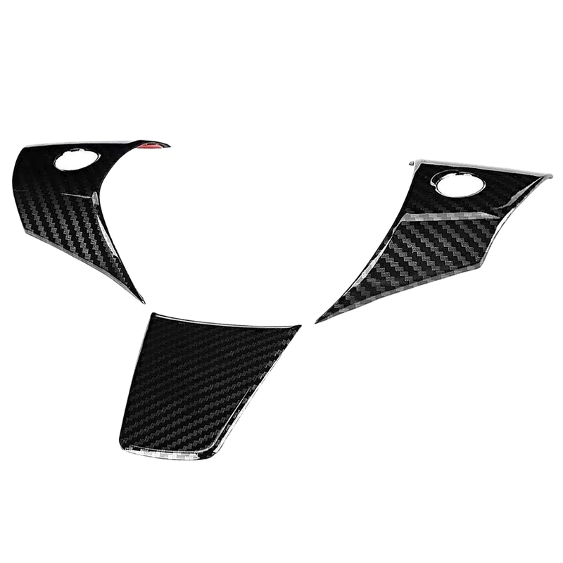 

for Tesla Steering Wheel Sequins, Used for Tesla Model 3 Model Y Carbon Fiber Steering Wheel Decorative Stickers