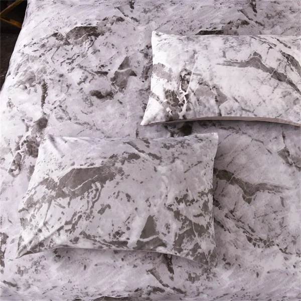 10 стильных модных зимних теплых комплектов постельного белья черного и белого