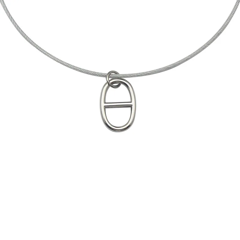 

3 Type Pendants Chokers Necklaces Stainless Steel Cute Heart Bead Pendants Necklaces Hot-selling Sets Necklace for Women