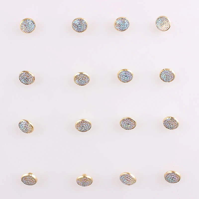 Металлические кнопки для одежды скрапбукинга &quotсделай сам&quot 1 отверстие мини