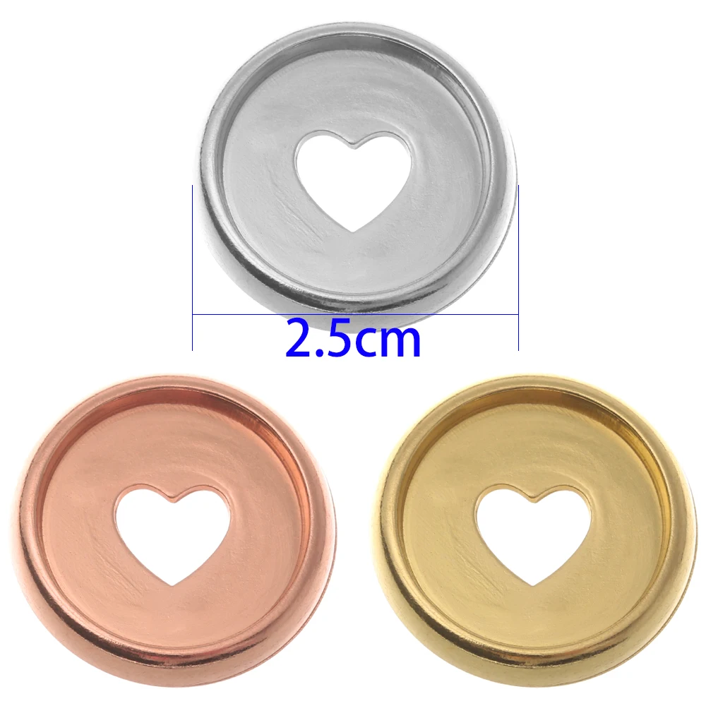 5 шт. кольца обручи в форме сердца для записной книжки дневника альбома