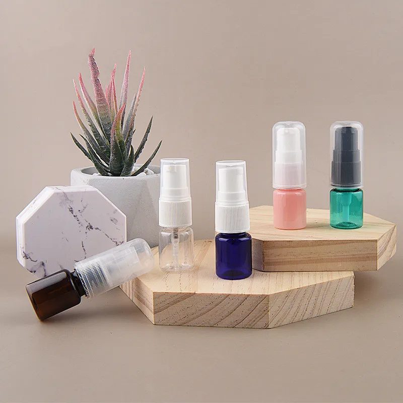 

5 мл бутылка с насосом для домашних животных, бутылка для геля для душа, шампуня, флакон для отжима образцов, пустая бутылка для упаковки обра...