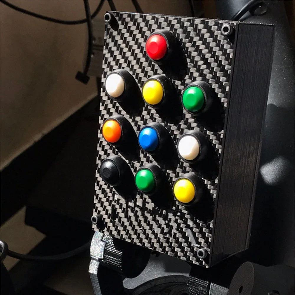 Replacement Carbon Fiber Central Control Panel for Thrustmaster TH8A Center RC Racing Games Accessories | Электроника