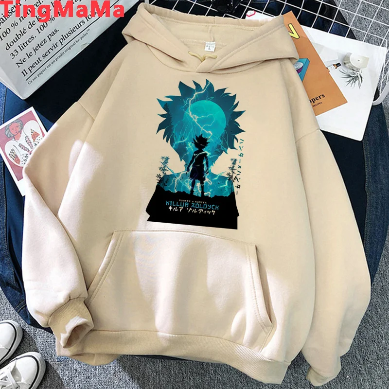 

Худи Hunter x Hunter Killua Hisoka для мужчин, мужские худи с принтом размера плюс, худи Ulzzang