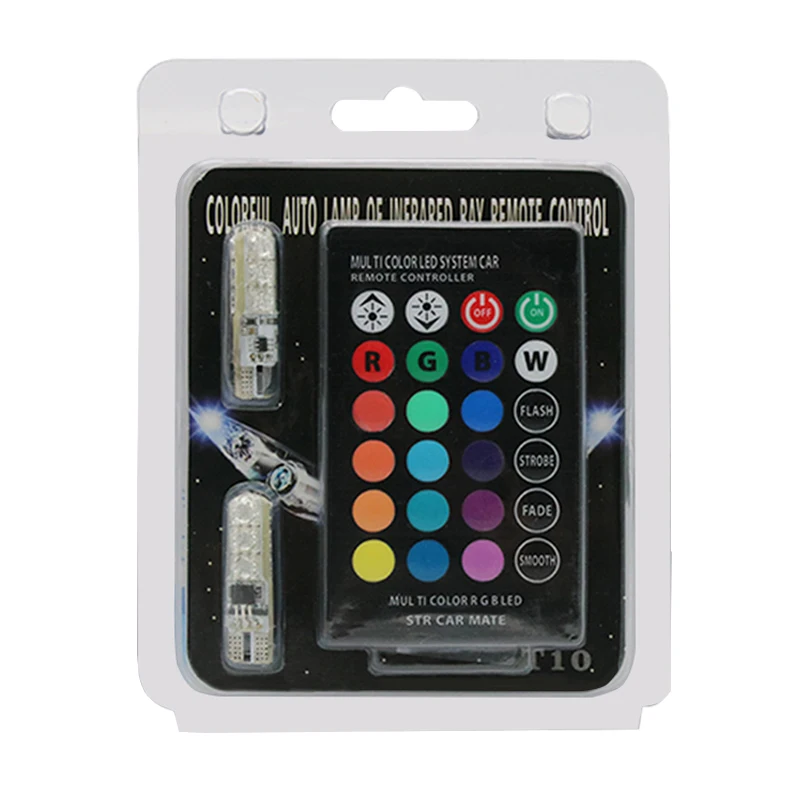 

2 шт., Автомобильные светодиодные лампы для чтения T10 w5w 5050 6SMD