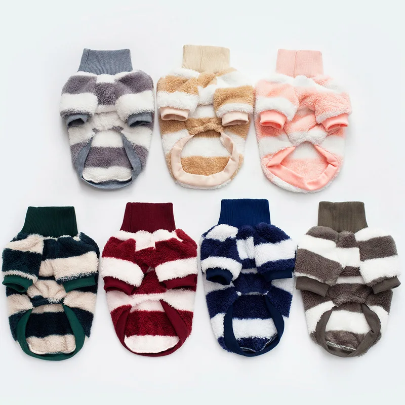 Новинка Осень-Зима Одежда для домашних животных коралловый флис Французский