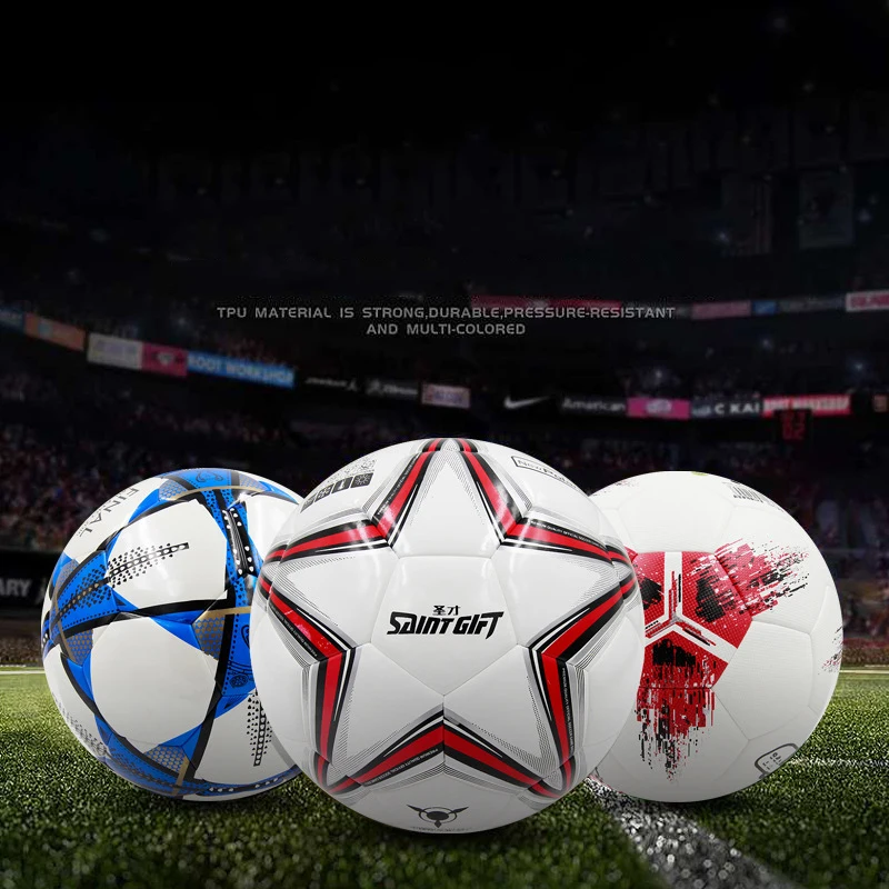 Professional Size 5 Soccer Ball Premier High Quality Goal Team Match Football Training Seamless League Futbol Voetbal -40 | Спорт и