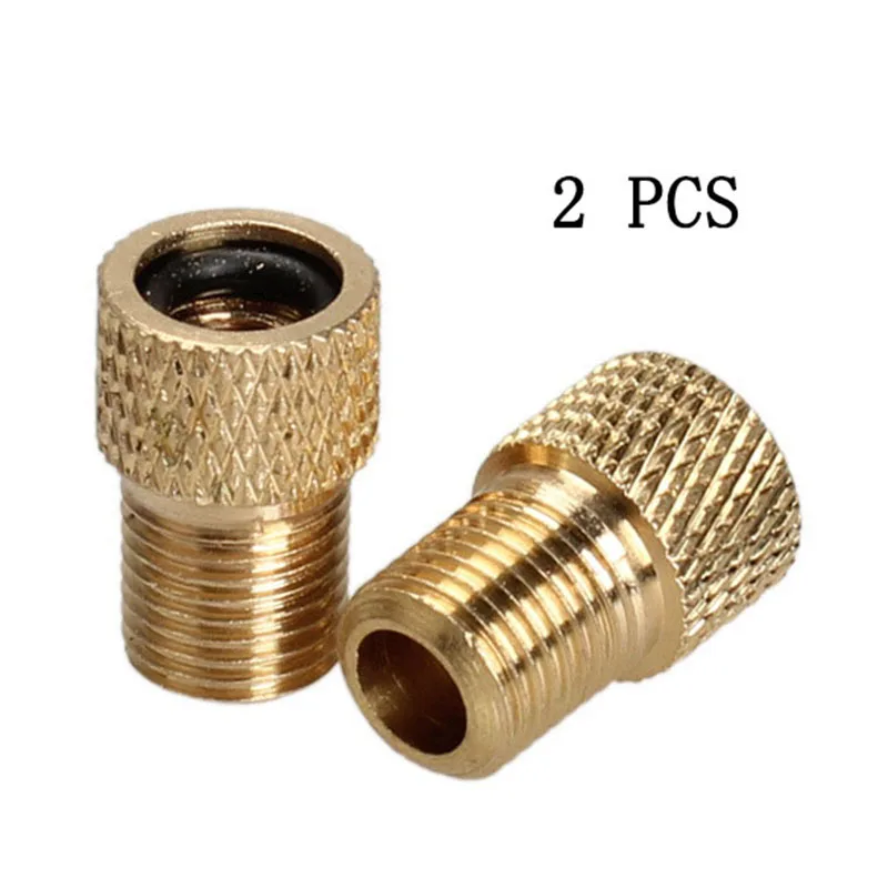 

2/4PCS Valve Adapter Pump Convert Presta To Schrader Copper Valve Adaptor Wheels Gas Nozzle Tube Tool Bike Bicycle Accessories