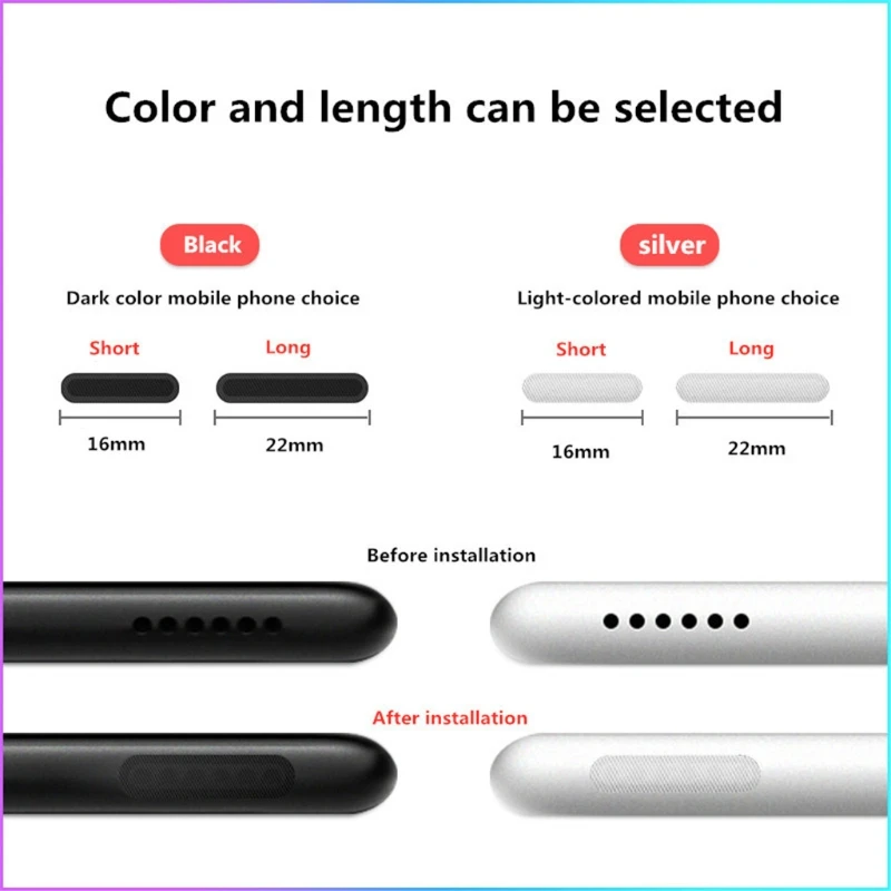 594F Mobile Phone Dustproof Net Stickers Speaker Mesh Anti Dust Proof Adhesive Sticker Universal Protect The | Мобильные телефоны и