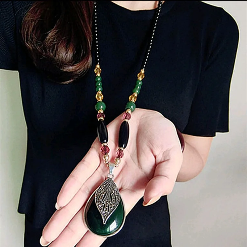 Оптовая продажа имитационный кристаллический кулон ожерелья с цепочкой для