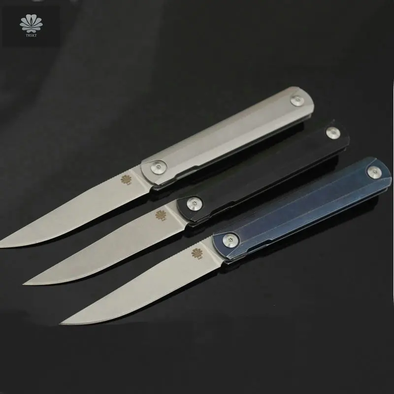 Карманный Походный нож TRSKT Flipper охотничий клинок из стали 9cr18mov ручка инструмент