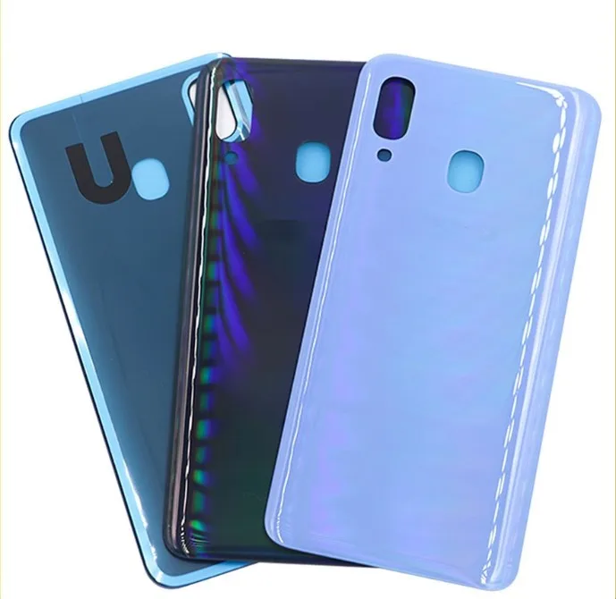 

Корпус A20 для Samsung Galaxy A20 A205, крышка аккумулятора, ремонт, замена, задняя крышка телефона + логотип