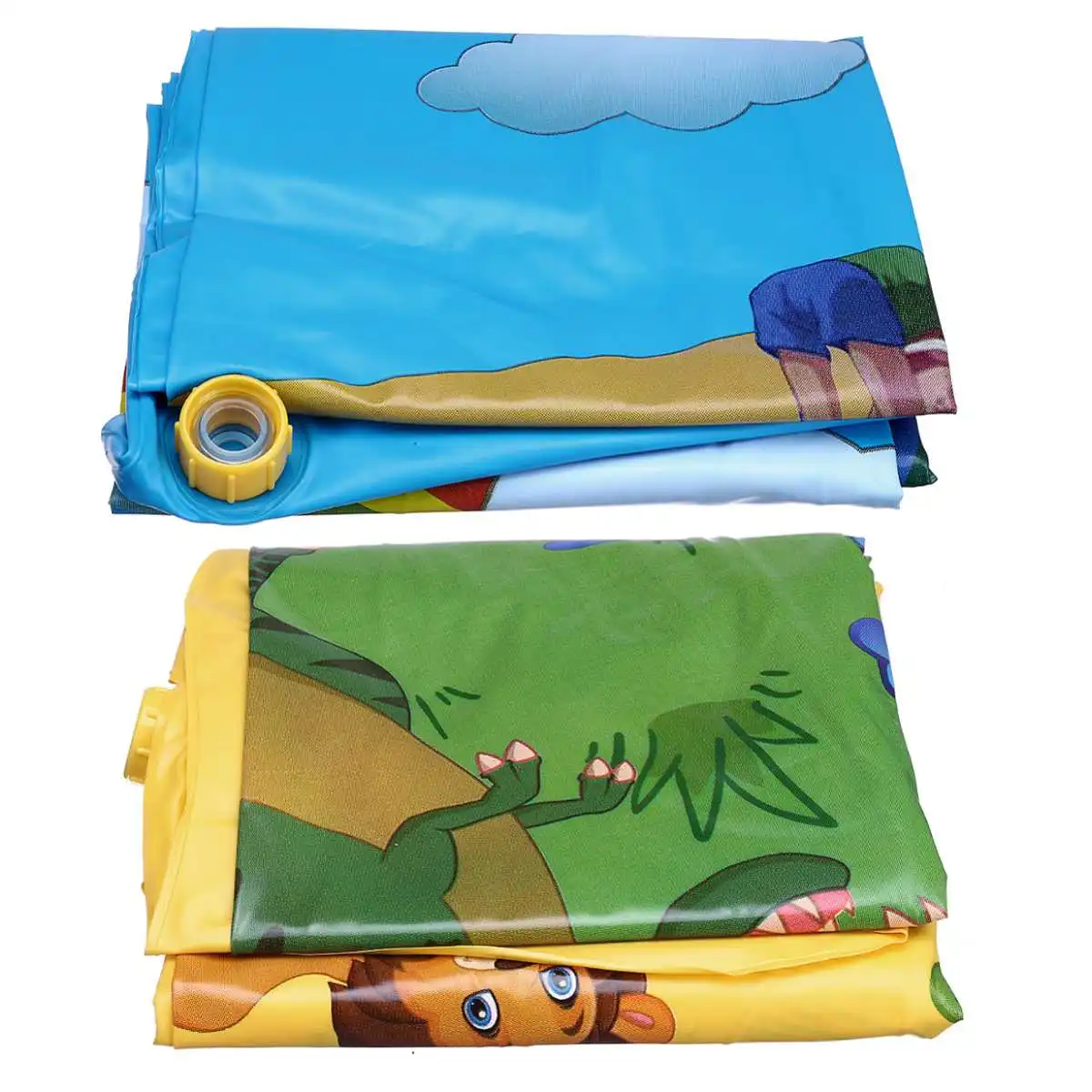 

170cm Children Play Water Mat Inflatable Water Spray Pad Round Water Splash Play Pool Outdoor Playing Sprinkler Cushion Fun Toys