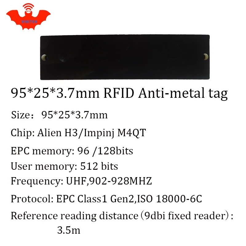 UHF RFID Метка 915 МГц 868 Alien Higgs3 EPC 5 шт. Бесплатная доставка 95*25*3 7 мм прямоугольная печатная плата Смарт Пассивная