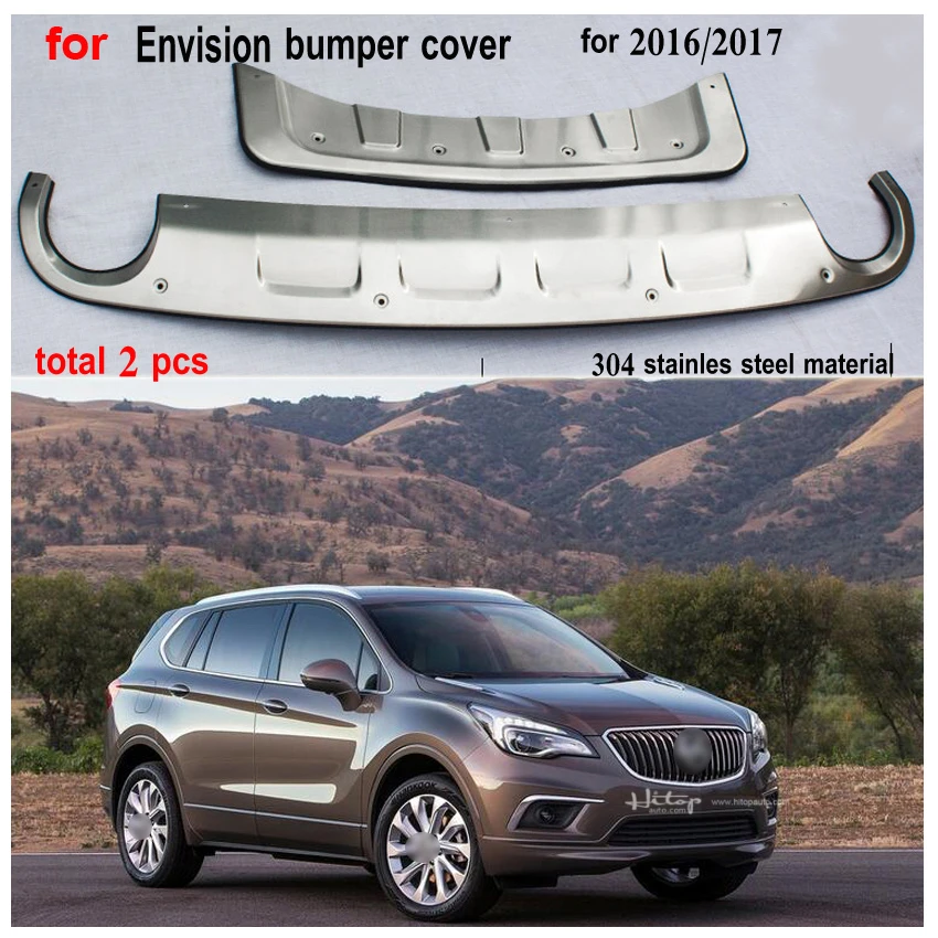 Бампер крышка/защитная противоскользящая пластина для Buick Envision 304 нержавеющая