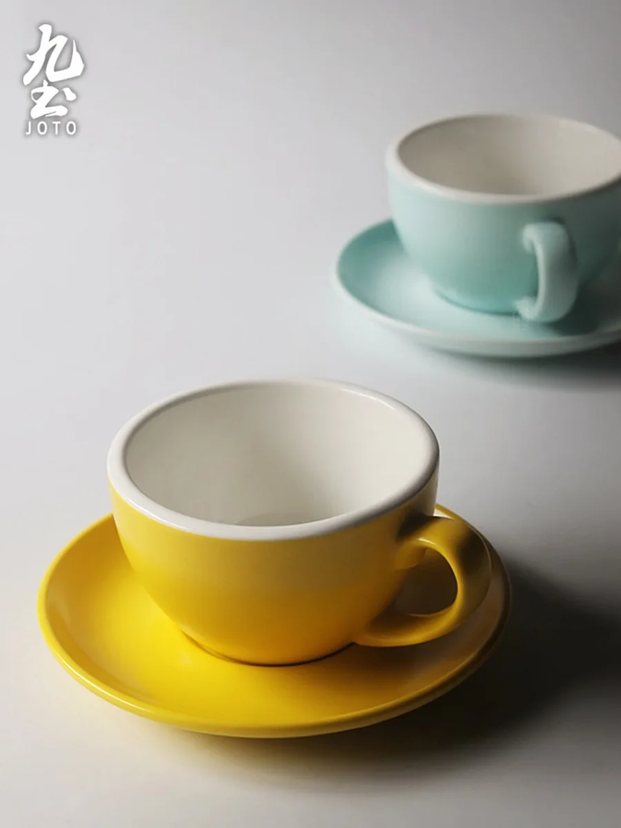 Керамика Кофе чашка с блюдцем набор кружка японского фарфоровые чайные чашки